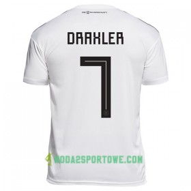 Koszulka Niemcy Draxler 7 Mistrzostwa Świata 2018 Domowe Stroje Piłkarskie